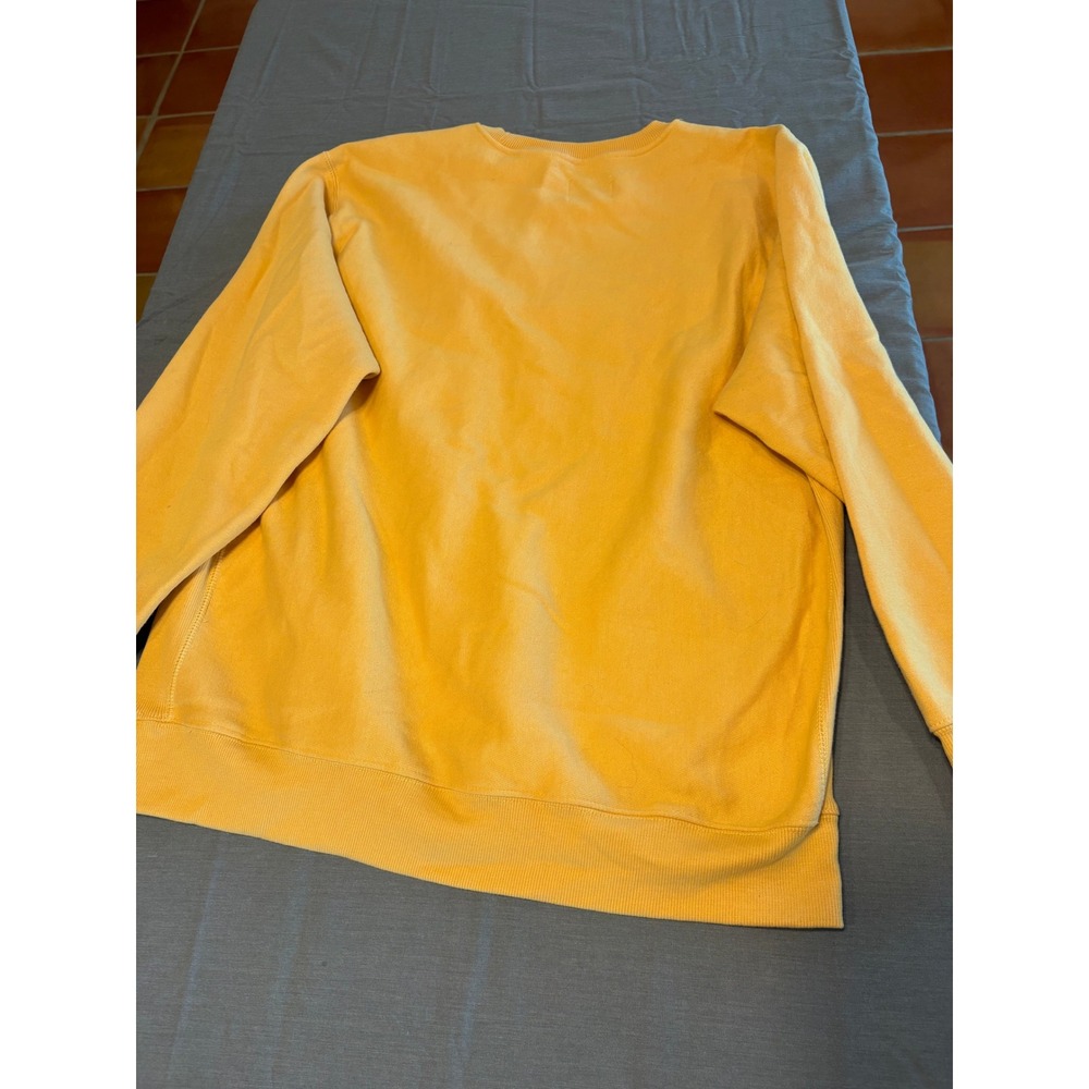 Vineyard Crew Denver Colorado Sweatshirt Mens XL Yellow Pullover Fleece 2120-M - Picture 4 of 10